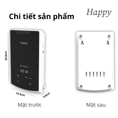 Máy khử độc ozone Happy 500 (2)