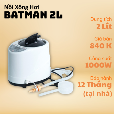 NỒI XÔNG HƠI BATMAN 2 LÍT (2)