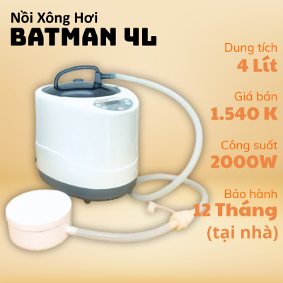 NỒI XÔNG HƠI BATMAN 4 LÍT (2)