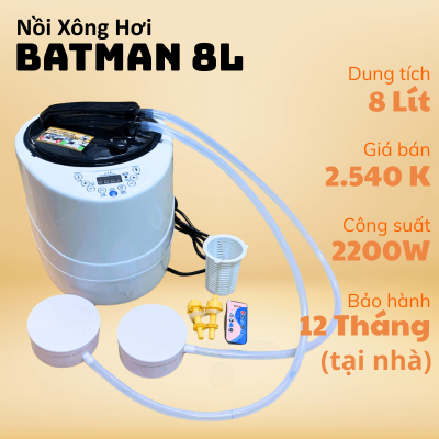 Nồi Xông Hơi 8 Lít