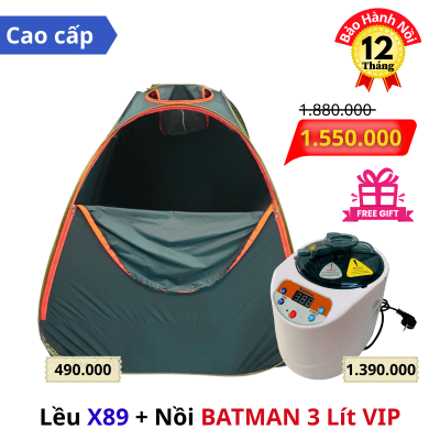 Lều Xông Hơi Gấp Gọn X89 và Nồi Xông Hơi (8)