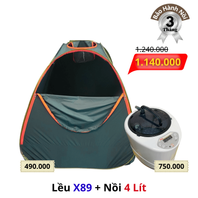 Lều Xông Hơi Gấp Gọn X89 và Nồi Xông Hơi (9)