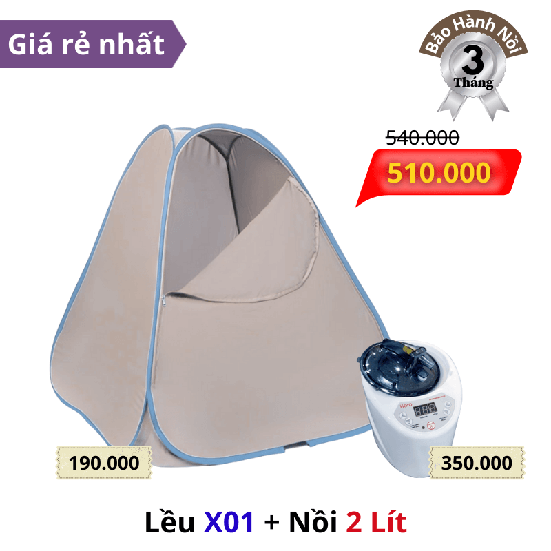 Lều Xông Hơi x01 VÀ Nồi xông hơi (2)