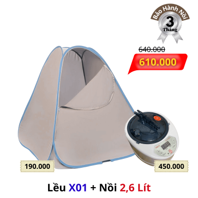 Lều Xông Hơi x01 VÀ Nồi xông hơi (4)