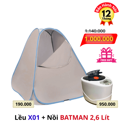 Lều Xông Hơi x01 VÀ Nồi xông hơi (5)